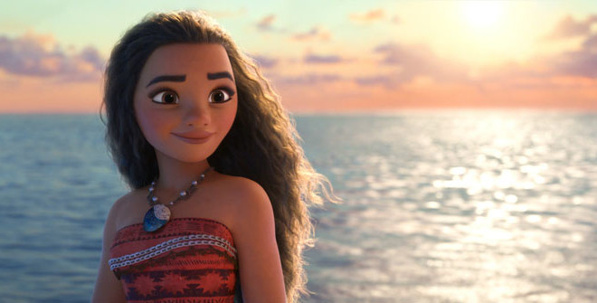 MOANA is an adventurous, tenacious and compassionate 16-year-old who sails out on a daring mission to save her people. Along the way, she discovers the one thing she's always sought: her own identity. Directed by the renowned filmmaking team of Ron Clements and John Musker (“The Little Mermaid,” “Aladdin,” “The Princess & the Frog”) and featuring newcomer Auli'I Cravalho as the voice of Moana, Walt Disney Animation Studios' “Moana” sails into U.S. theaters on Nov. 23, 2016. ©2016 Disney. All Rights Reserved.
